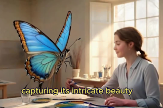 create stunning ai art video with subtitles and voiceovers
