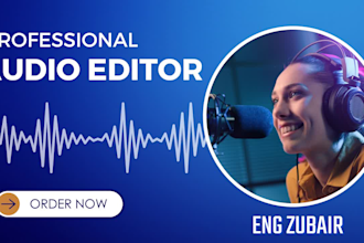 be your sound engineer or audio engineer