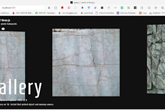 create interactive 3d web app with threejs, r3f and gsap