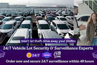 monitor cctv to secure car dealerships