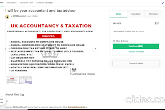 be your expert bookkeeper, UK accountant and tax consultant