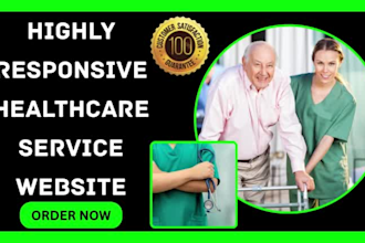 design home care healthcare elderly care assisted living medical dental website