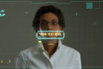 make your logo appear in futuristic hologram
