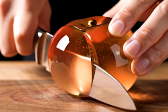 create viral ai generated asmr glass fruit cutting videos