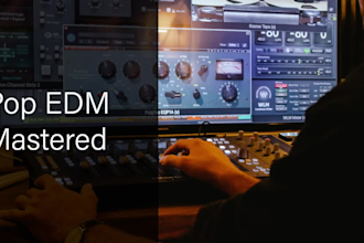 do mixing and mastering for your pop, rock, edm songs