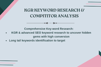 best kgr, semrush, profitable keywords research that ranking