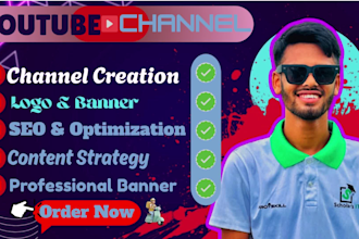 create and set up a professional youtube channel