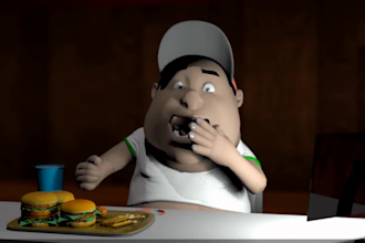 d0 3d adobe puppet character animation, adobe puppet character rigging animation