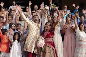 do cinematic wedding video editing