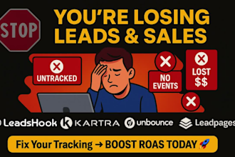 facebook meta conversion API kartra, leadshook, unbounce, leadpages,clickfunnels