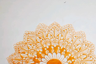 create custom hand drawn mandala design
