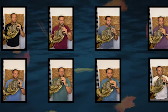 record myself playing  the french horn for your music