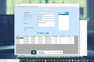 make windows application with database