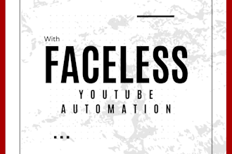 create faceless youtube automation channel, cashcow video