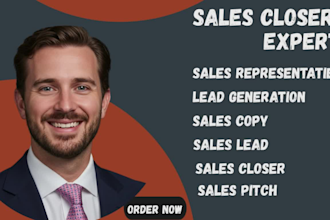 be sales representative, sales person, sales closer, sales agent, online sales