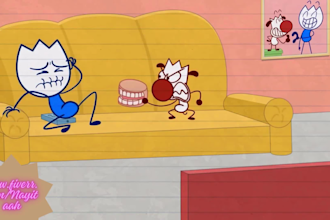 do 2d animations for your youtube channel, series or tv show