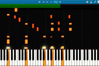 make a synthesia piano video tutorial from your song