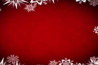 create a christmas video or christmas intro