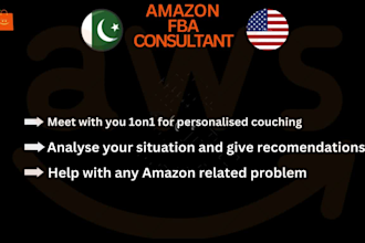 be your amazon fba consultant and guide
