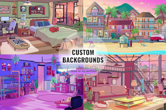 create a detailed lofi art, background art, custom illustration, human art