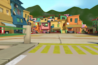 design stylized 3d game environment in unity and unreal engine