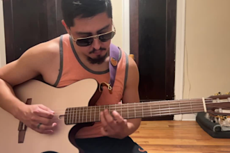 record epic guitar samples with my electric and nylon guitar