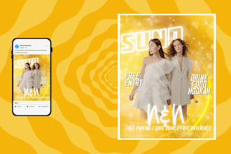create animated motion flyers for social media ads
