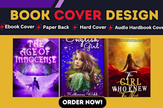 do book cover and ebook cover design, 3d mockup, kdp cover design