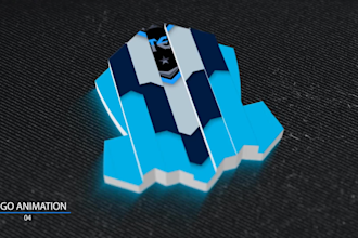 create 3d logo animation and gaming intro or youtube intro