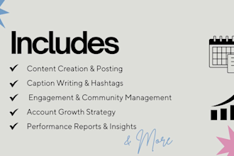 be your social media marketing manager