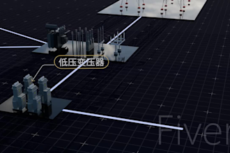 create stunning 3d product animation industrial product video pipeline animation