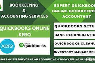 do accounting and bookkeeping in quickbooks online and xero
