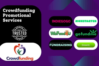 promote create your kickstarter indiegogo gofundme campaign to active backers