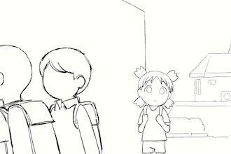 2d line art animation, pencil sketch, 2d traditional, frame by frame animation,