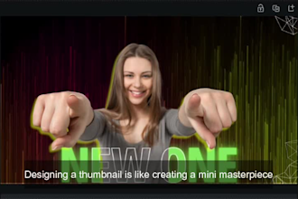 create a stunning youtube thumbnail for your videos
