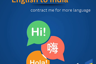 translation into english, japanese, french,bangladesh,india