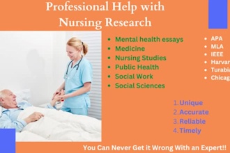do nursing, public health, medicine and mental health