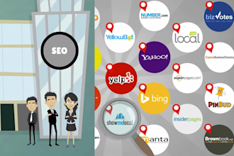 do 100 USA citation local business directory and business listing