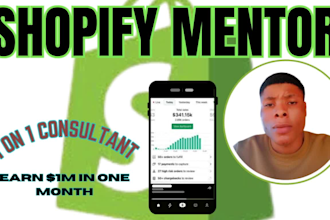 be your shopify dropshipping mentor coaching ecommerce expert to boost sales