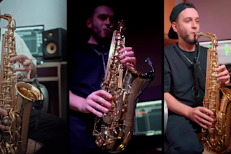 record professional saxophone solo for your song in 24hrs
