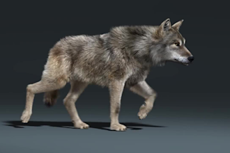integrate 3d animal animation into footage, cgi animal creatures, wildlife model