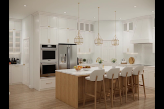 visualize and remodel your kitchen, living, dining and 3d rendering