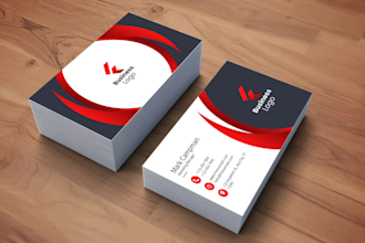 design simple, luxury, modern business card with qr code