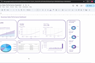 build a google sheet dashboard