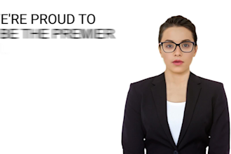 create a professional spokesperson video in HD within 24hrs