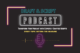 craft engaging podcast scripts and drafts as expert podcaster