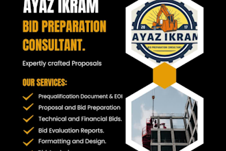 prepare prequalification document and eoi for construction project