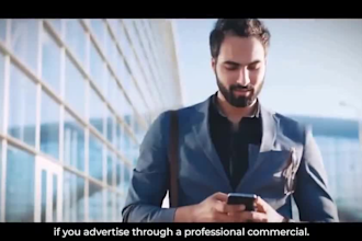 create a stunning brand commercial video