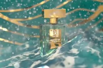 render realistic 3d perfume bottle model cgi fragrance 3d perfume animation