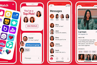 build flutter dating app like tinder, bumble, poppo live mobile dating platform